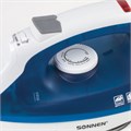 Утюг SONNEN SI-237A, 1800 Вт, антипригарное покрытие, синий/белый, 453504 453504