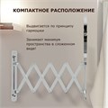 Зеркало настенное BRABIX, диаметр 17 см, двусторонее, с увеличением, нержавеющая сталь, выдвижное (гармошка), 607420 607420