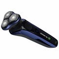 Электробритва POLARIS PMR 0309RC PRO 5, 3 головки, аккумулятор, сухое и влажное бритье, синяя, 54835 456717