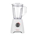 Блендер стационарный MOULINEX LM420110, 600 Вт, 2 скорости, чаша 2 л, пластик, белый, 7211003001 456472