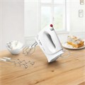 Миксер BOSCH MFQ3010, 300 Вт, 2 скорости, 2 венчика, 2 крюка для теста, белый 456930