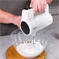 Миксер TIMBERK T-HM40S48, 700 Вт, 5 скоростей, 2 венчика, 2 крюка для теста, белый 457229