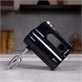 Миксер TIMBERK T-HM40S50, 700 Вт, 5 скоростей, 2 венчика, 2 крюка для теста, контейнер, черный 457228