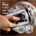 Миксер VIXTER VHM-3300, 700 Вт, 5 скоростей, 3 вида насадок, подставка, белый, 47840 456706