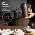 Миксер ручной VIXTER VHM-5300, 700 Вт, 5 скоростей, 2 венчика, 2 крюка для теста, графит 456708