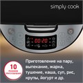 Мультиварка MOULINEX MK611832, 750 Вт, 4 л, 10 программ, таймер, функция Keep Warm, черный, 7211004519 456481