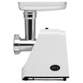 Мясорубка POLARIS PMG 1852, 1800 Вт, производительность 2 кг/мин, 2 насадки, реверс, белый, 61222 456730