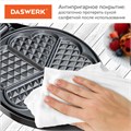 Электровафельница антипригарная для вафель-сердечек, 5 вафель, 1200 Вт, DASWERK, WM-7, 455654 455654