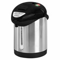 Термопот SONNEN TP-28, 3 л, 900 Вт, 1 температурный режим, ручной насос, сталь, черный/серебро, 456712 456712 - фото 291955