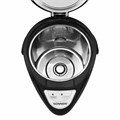 Термопот SONNEN TP-28, 3 л, 900 Вт, 1 температурный режим, ручной насос, сталь, черный/серебро, 456712 456712