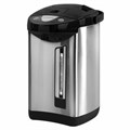 Термопот SONNEN TP-50, 5 л, 900 Вт, 1 температурный режим, 3 режима подачи воды, сталь, белый/серебро, 456711 456711 - фото 291990