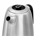 Чайник BQ (БИ-КЬЮ) KT1724SW, 1,7 л, 2200 Вт, закрытый нагревательный элемент, ТЕРМОРЕГУЛЯТОР, стальной, 86189269 457554