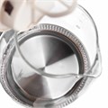 Чайник BRAYER BR1045BN, 1,8 л, 2200 Вт, закрытый нагревательный элемент, стекло, бежевый 456077
