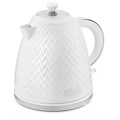 Чайник KITFORT КТ-681, 1,7 л, 2200 Вт, закрытый нагревательный элемент, пластик, белый 456021