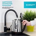 Чайник SCARLETT SC-EK21S88, 1,8 л, 2200 Вт, закрытый нагревательный элемент, стальной 457211