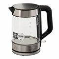Чайник SCARLETT SC-EK27G101, 1,8 л, 2200 Вт, закрытый нагревательный элемент, стекло, черный 455911 - фото 292636