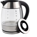 Чайник SCARLETT SC-EK27G13, 2 л, 2200 Вт, закрытый нагревательный элемент, стекло, стальной 457215