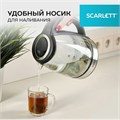 Чайник SCARLETT SC-EK27G88, 1,8 л, 1800 Вт, закрытый нагревательный элемент, стекло, черный 457207