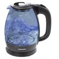Чайник SONNEN KT-1786, 1,7 л, 2200 Вт, закрытый нагревательный элемент, стекло, 453422 453422