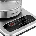 Чайник с терморегулятором BRAYER BR1003, 1,7 л, 2200 Вт, закрытый нагревательный элемент, стекло 456043