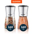 Механические ручные мельницы для соли и перца, набор 2 шт., нержавеющая сталь, DASWERK, 456628 456628