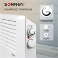 Обогреватель-конвектор SONNEN X-1500, 1500 Вт, напольная/настенная установка, белый, 453495 453495