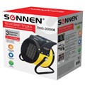 Тепловая пушка электрическая SONNEN THG-3000R, 3 кВт, 220В, керамический нагреватель, 456193 456193