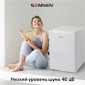 Холодильник SONNEN DF-1-08, однокамерный, объем 76 л, морозильная камера 10 л, 47х45х70 см, белый, 454214 454214