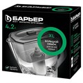 Кувшин-фильтр для очистки воды БАРЬЕР "Гранд Neo", 4,2 л, со сменной кассетой, ультрамарин, В011Р00 605415