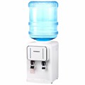 Кулер для воды SONNEN TSE-02W, настольный, НАГРЕВ/ОХЛАЖДЕНИЕ ЭЛЕКТРОННОЕ, 2 крана, белый, 456173 456173