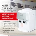 Кулер для воды SONNEN TSE-02WP, настольный, НАГРЕВ/ОХЛАЖДЕНИЕ ЭЛЕКТРОННОЕ, 2 крана, белый, 455622 455622