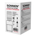 Кулер для воды SONNEN TSE-03BBP, настольный, НАГРЕВ/ОХЛАЖДЕНИЕ ЭЛЕКТРОННОЕ, 3 крана, черный/бежевый, 455751 455751