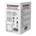 Кулер для воды SONNEN TSE-03BP, настольный, НАГРЕВ/ОХЛАЖДЕНИЕ ЭЛЕКТРОННОЕ, 3 крана, антрацит, 455752 455752