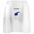 Кулер-водораздатчик БЕЗ НАГРЕВА И ОХЛАЖДЕНИЯ, SONNEN TS-01W, настольный, 1 кран, белый, 456175 456175