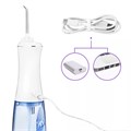 Ирригатор для полости рта KITFORT КТ-2913, портативный, емкость резервуара 0,35 л, 2 насадки, белый 456548