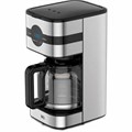 Кофеварка капельная BQ (БИ-КЬЮ) CM2002, 900 Вт, объем 1,5 л, поддержание температуры, серебристая, 86198275 457490