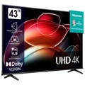 Телевизор HISENSE 43A6K, 43" (108 см), 3840 x 2160, 4K, 16:9, SmartTV, Wi-Fi, черный 456766