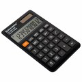 Калькулятор карманный BRAUBERG CX-102C-BK (76x126 мм), 12 разрядов, двойное питание, ЧЕРНЫЙ, 272647 272647