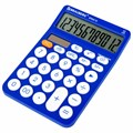 Калькулятор настольный BRAUBERG STYLE-12-BL (157х106 мм), 12 разрядов, двойное питание, СИНИЙ, 272966 272966