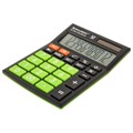 Калькулятор настольный BRAUBERG ULTRA COLOR-12-BKLG (192x143 мм), 12 разрядов, двойное питание, ЧЕРНО-САЛАТОВЫЙ, 250498 250498