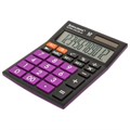 Калькулятор настольный BRAUBERG ULTRA COLOR-12-BKPR (192x143 мм), 12 разрядов, двойное питание, ЧЕРНО-ФИОЛЕТОВЫЙ, 250501 250501