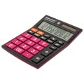 Калькулятор настольный BRAUBERG ULTRA COLOR-12-BKWR (192x143 мм), 12 разрядов, двойное питание, ЧЕРНО-МАЛИНОВЫЙ, 250500 250500