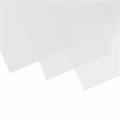 Обложки пластиковые для переплета, А4, КОМПЛЕКТ 100 шт., 300 мкм, белые, BRAUBERG, 530939 530939